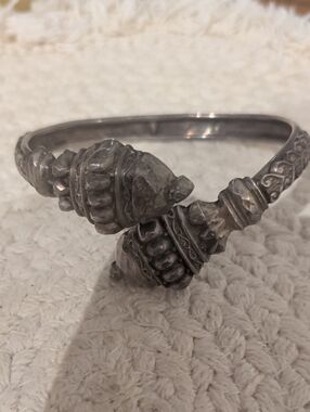 Antique Imperial Russian 84 Zolotnik (.875) Silver Bangle Bracelet